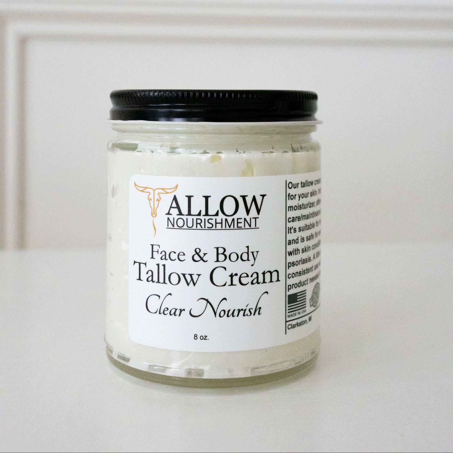 Clear Nourish Face & Body Tallow Cream