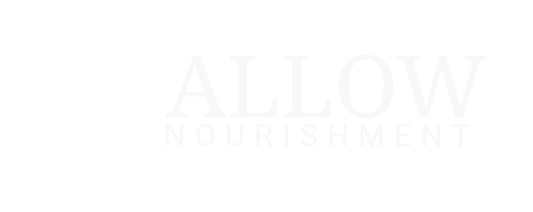 The Allow Nourishment logo in white