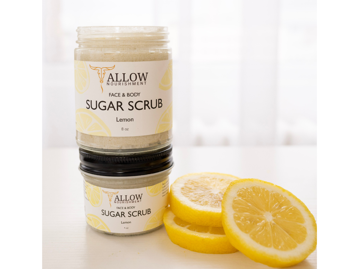 Tallow Sugar Scrub by Allow Nourishment