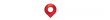 Une épingle rouge avec un trou au milieu sur fond blanc.