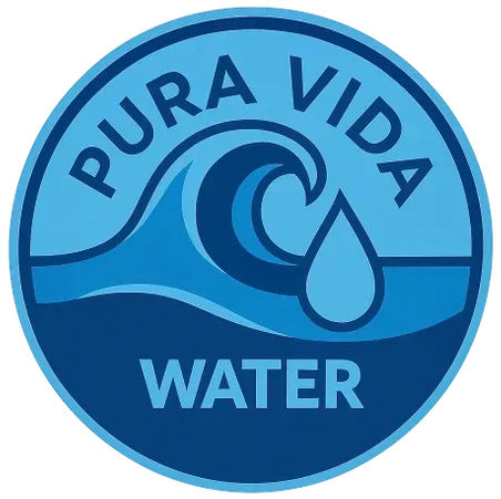 Logo for Jeva Design Studio: A trowel next to turquoise brushstroke with