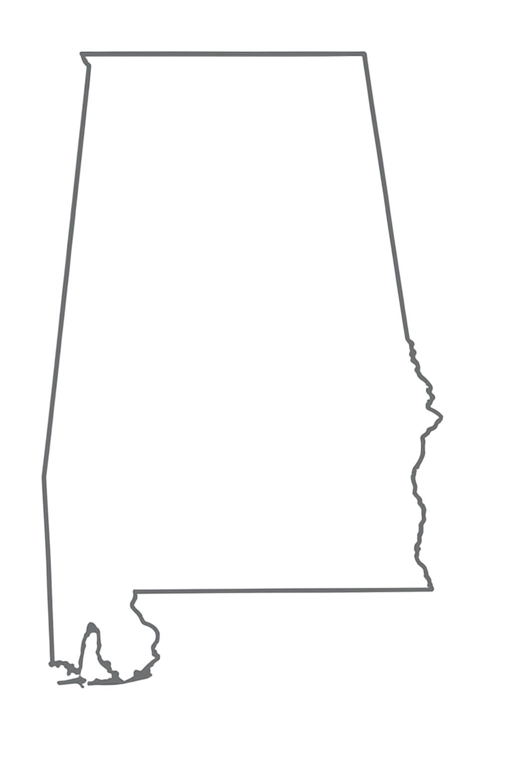 Outline of the state of Alabama.
