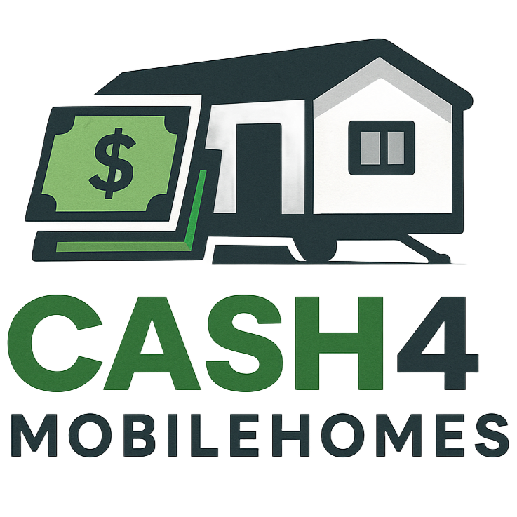 Logo: A mobile home with cash representing