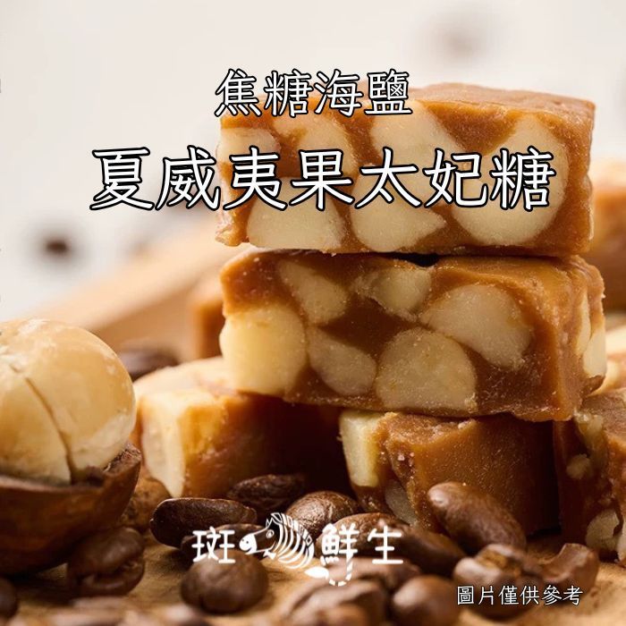 【斑馬鮮生】焦糖海鹽夏威夷果太妃糖（2包免運）純手工製作