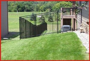 Backyard Rail — Fences Omaha in Omaha, NE