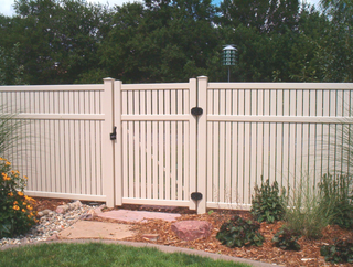 Fence on house entrance — Fences Omaha in Omaha, NE
