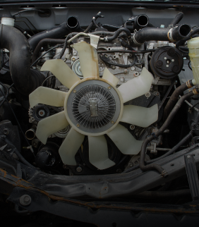 A close up of a car engine with | A2z AutosLLC