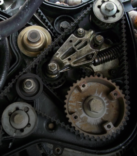 A close up of the inside of a car engine | A2z AutosLLC