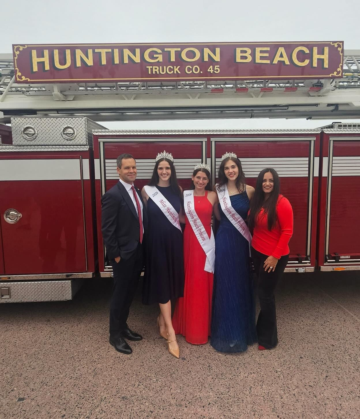 Miss HB and her court