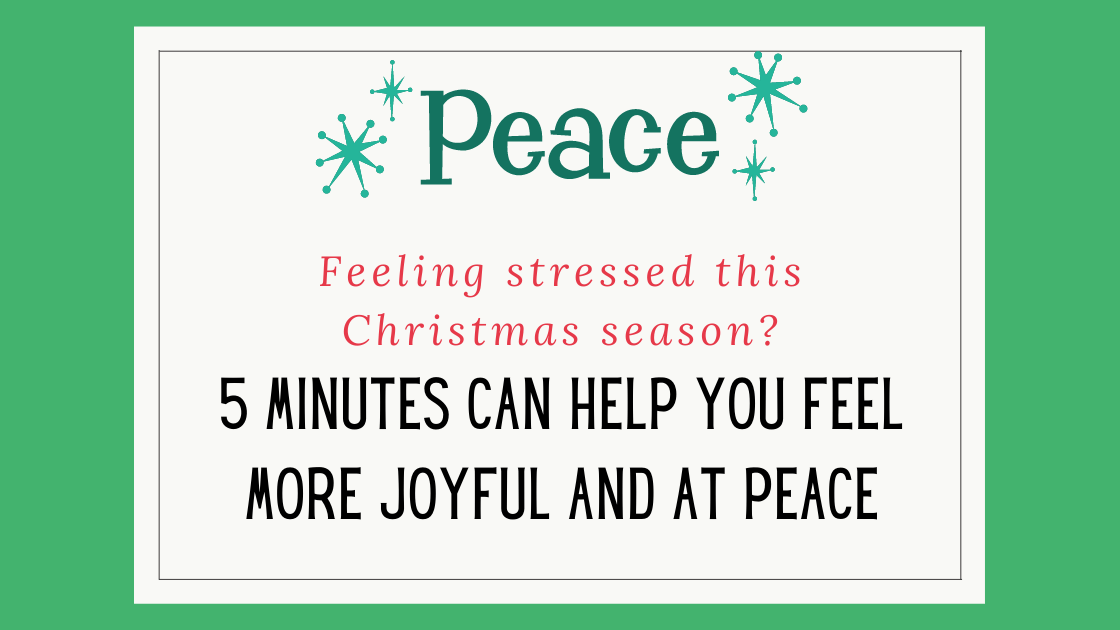 Find peace this Christmas