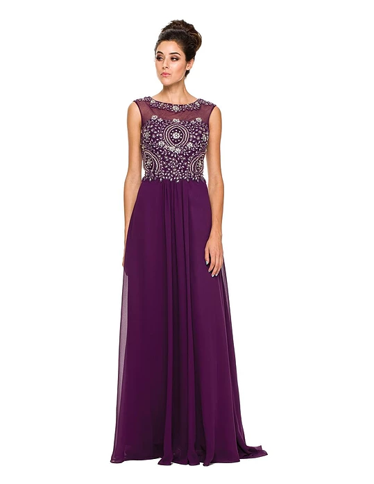 Long Violet Prom Dress — Hartford, CT — Casa Tony