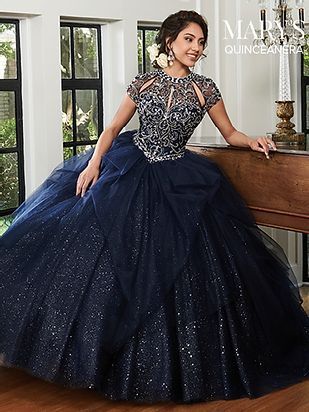 Navy Blue Quinceañera Dress — Hartford, CT — Casa Tony