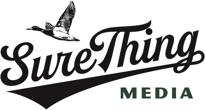 SureThing Media logo in white