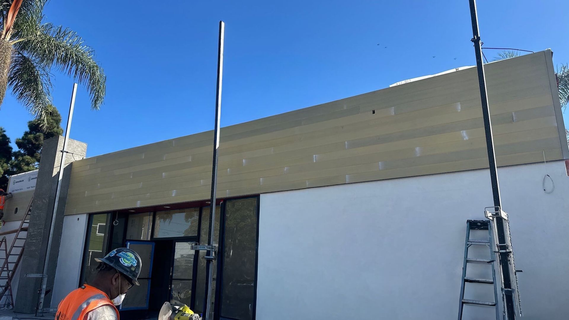 Commercial Fiber Cement Siding Installation