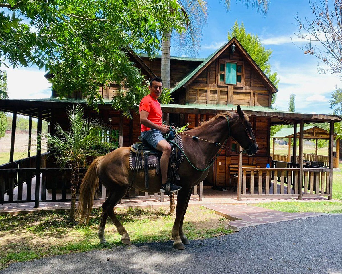 RANCHO VACACIONAL LA BORREGA -Paseo a caballo