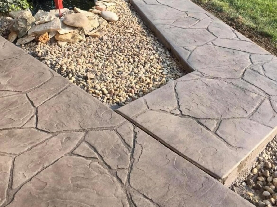 Stamp Sidewalk and Porch — Creve Couer, MO — Hoffman Concrete LLC