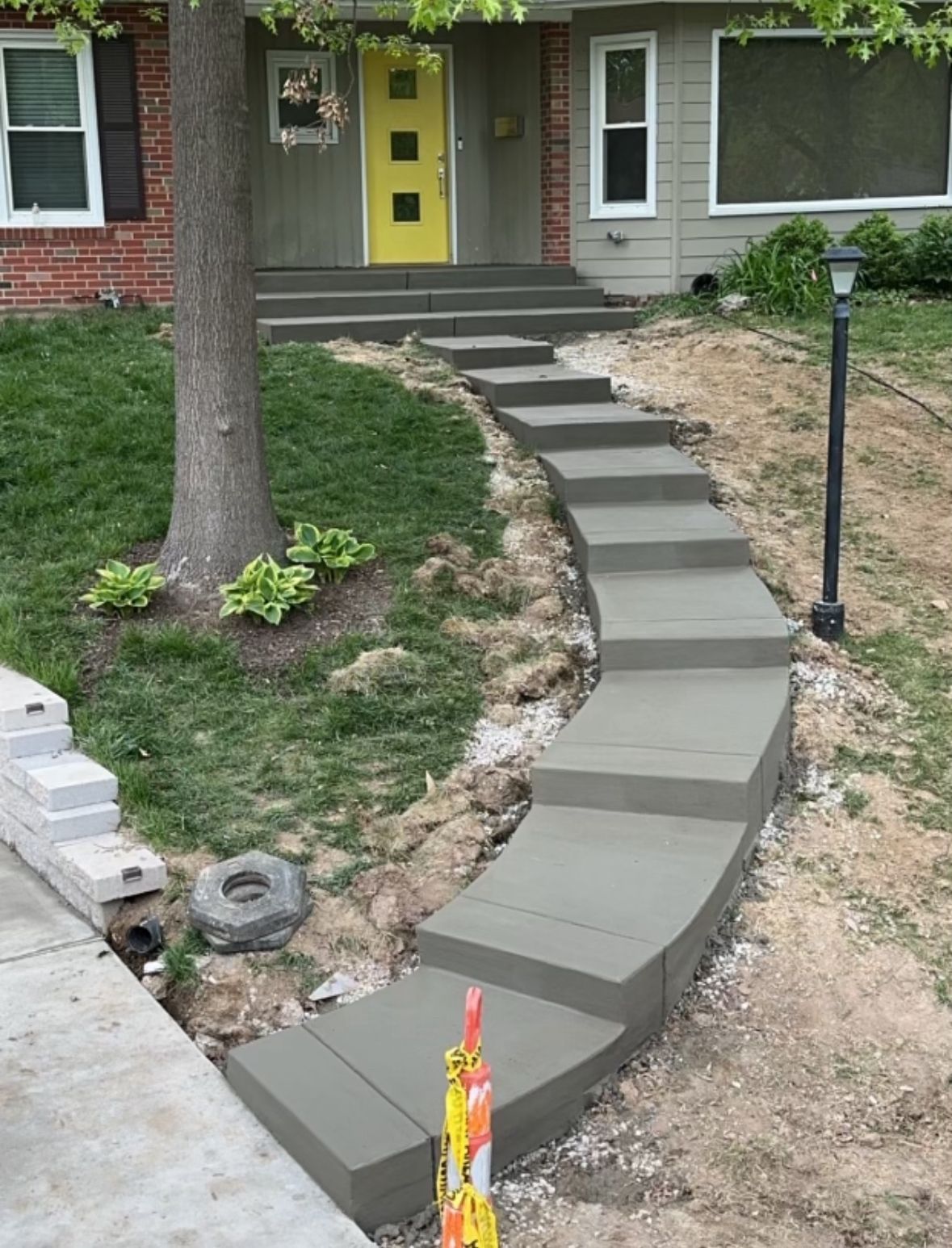 Stamp Sidewalk and Porch — Creve Couer, MO — Hoffman Concrete LLC