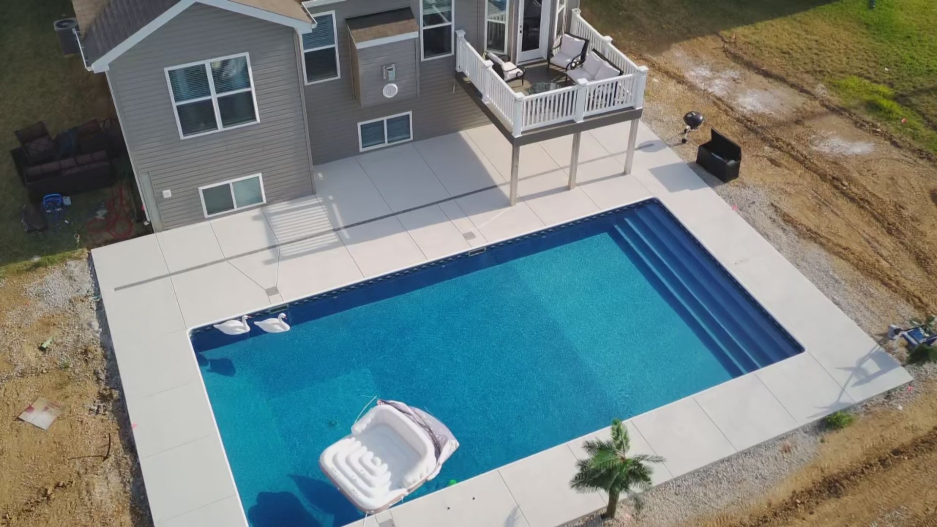 Stamp Pool Deck — Kirkwood, MO — Hoffman Concrete LLC