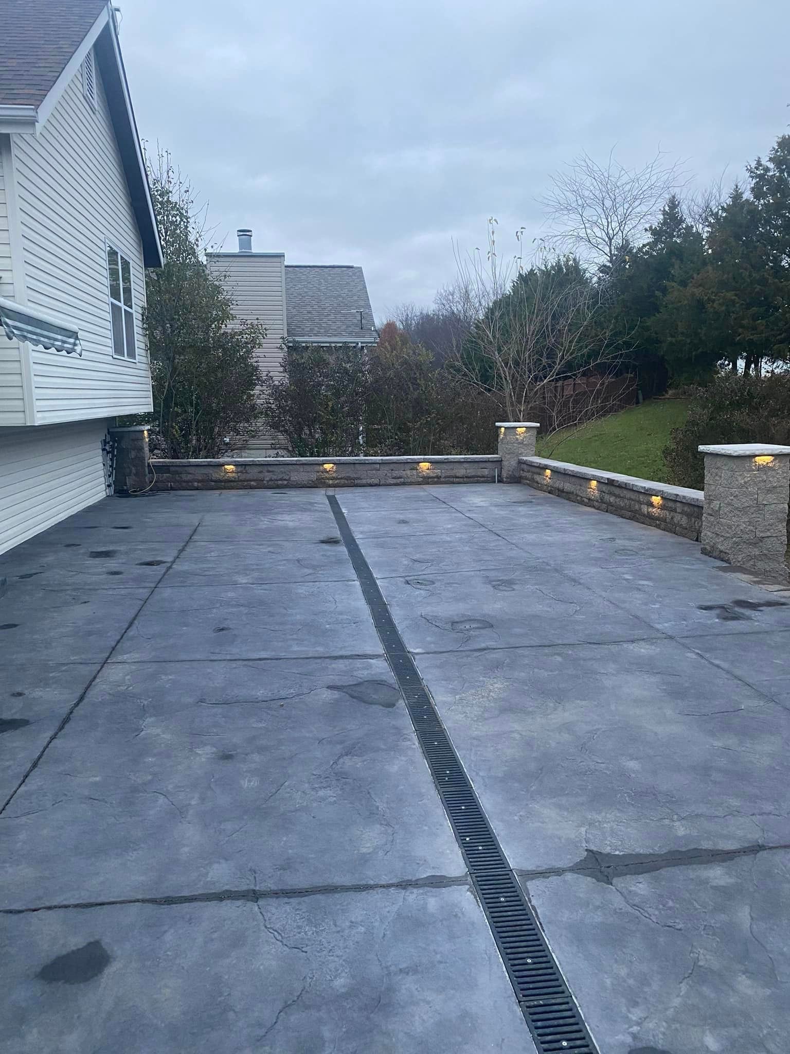 Stamped Patio - Wentzville, MO - Hoffman Concrete LLC