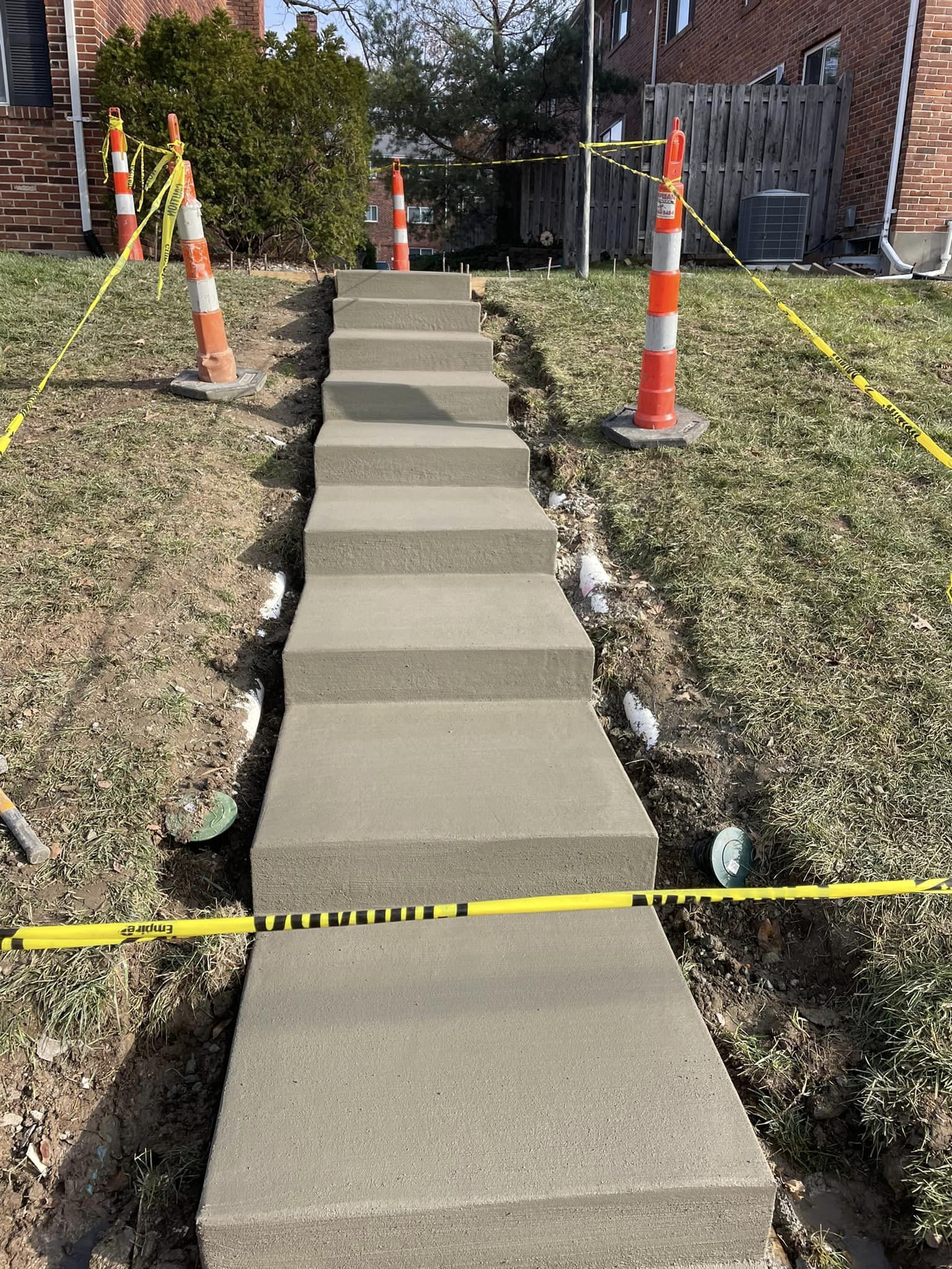 Apartment Staircase - Kirkwood, MO - Hoffman Concrete LLC