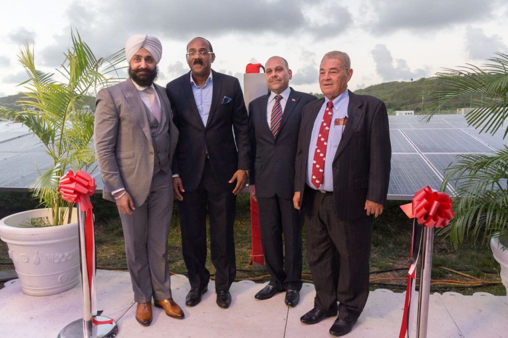 INAUGURATION OF PV ENERGY’S SOLAR POWER PLANT IN ANTIGUA