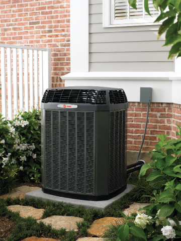 AC unit outside a home