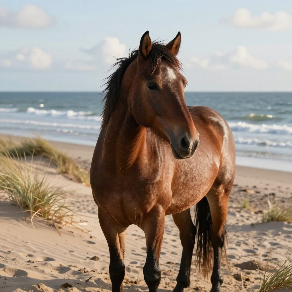 Horse in the Outer Banks