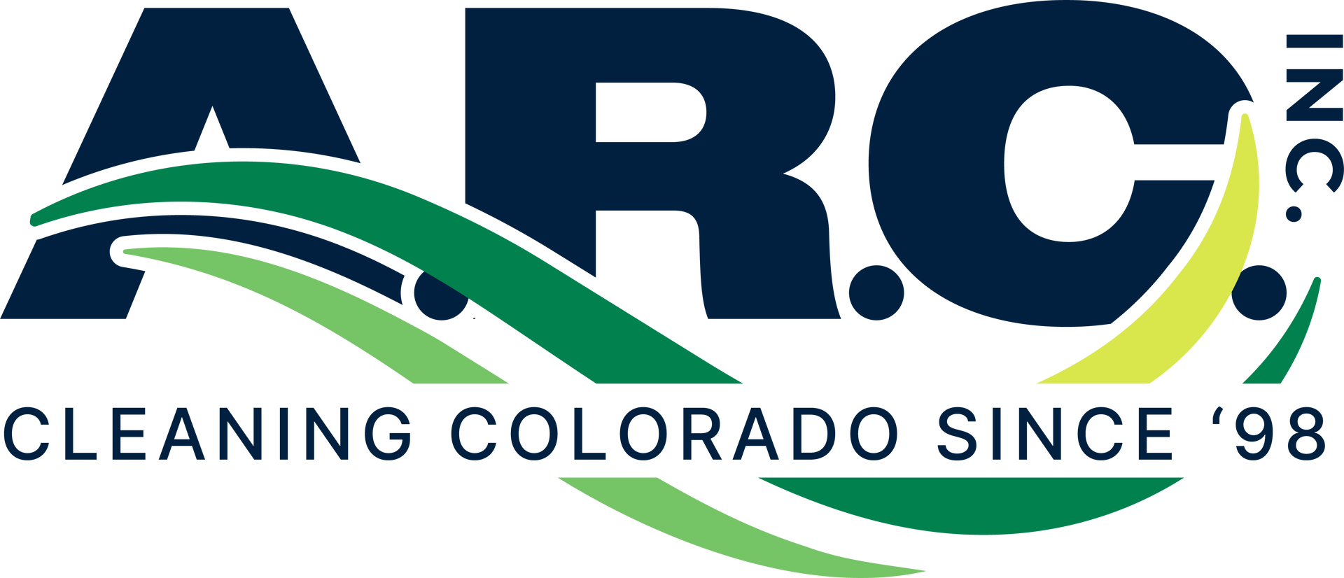 A logo for a company called a.r.c. incorporated