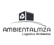 Un logotipo en blanco y negro para ambientalmaza logística ambiental