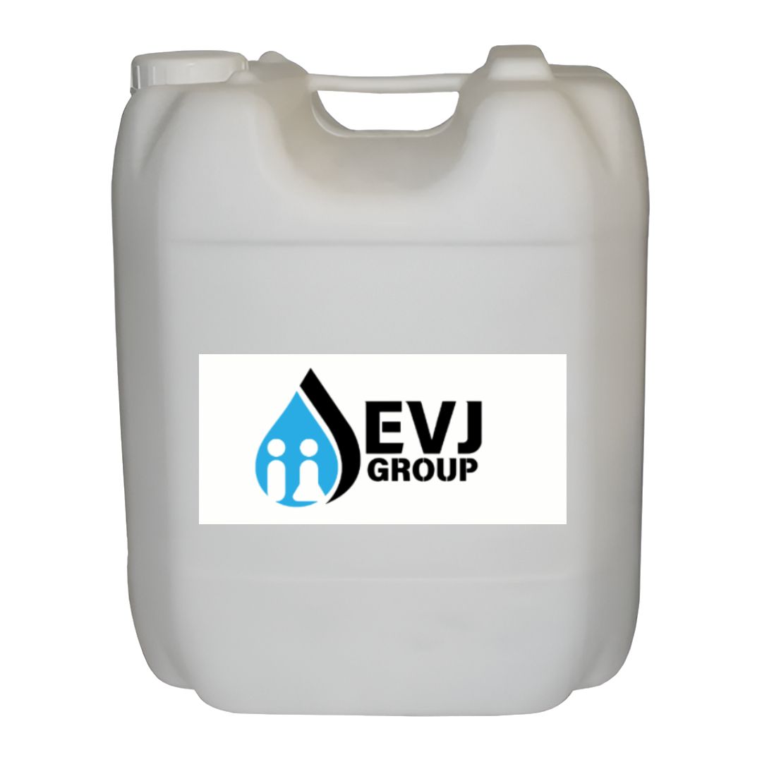 Un contenedor blanco con el logotipo del grupo evj.
