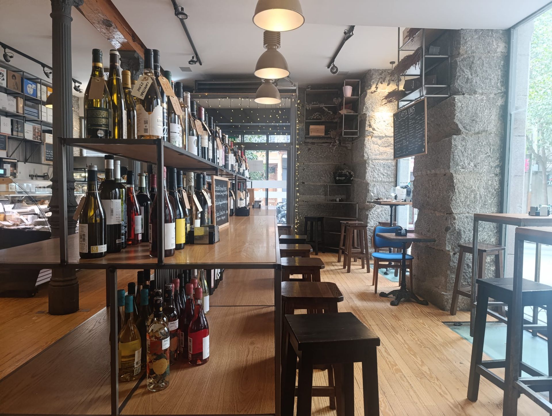 Wine bar in Madrid