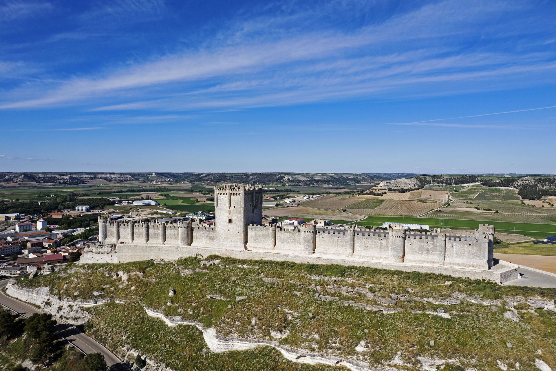 Castle of Peñafiel in Ribera del Duero