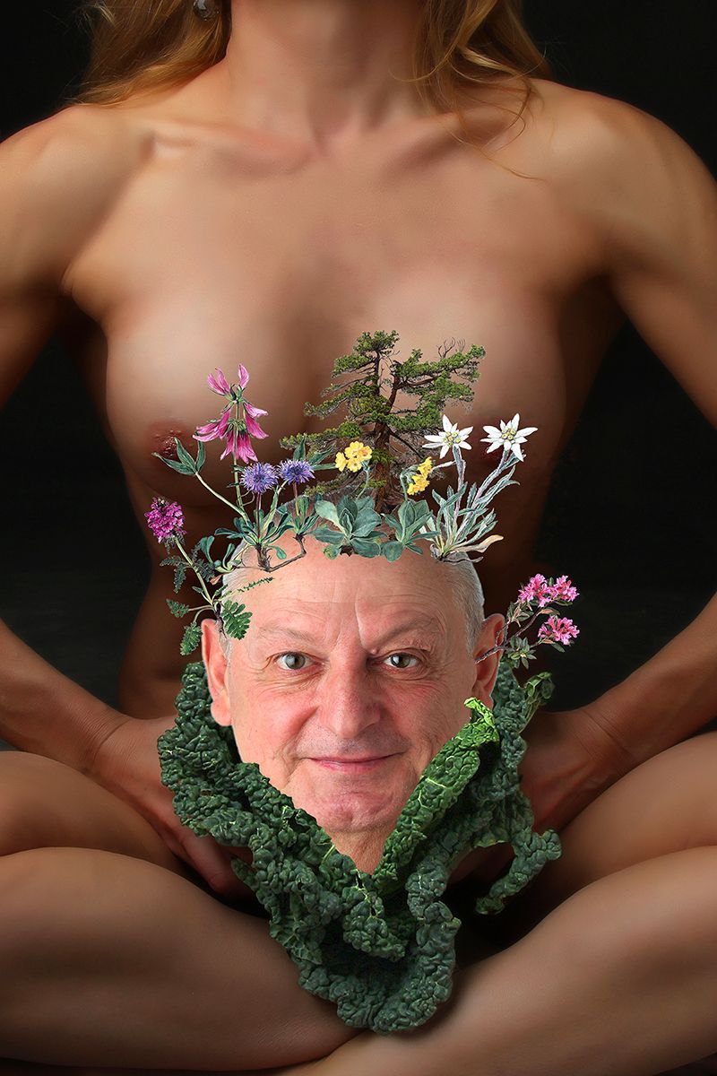 Stefan Caspari 2021 Selbstportrait  Foto und Montage: S. Caspari