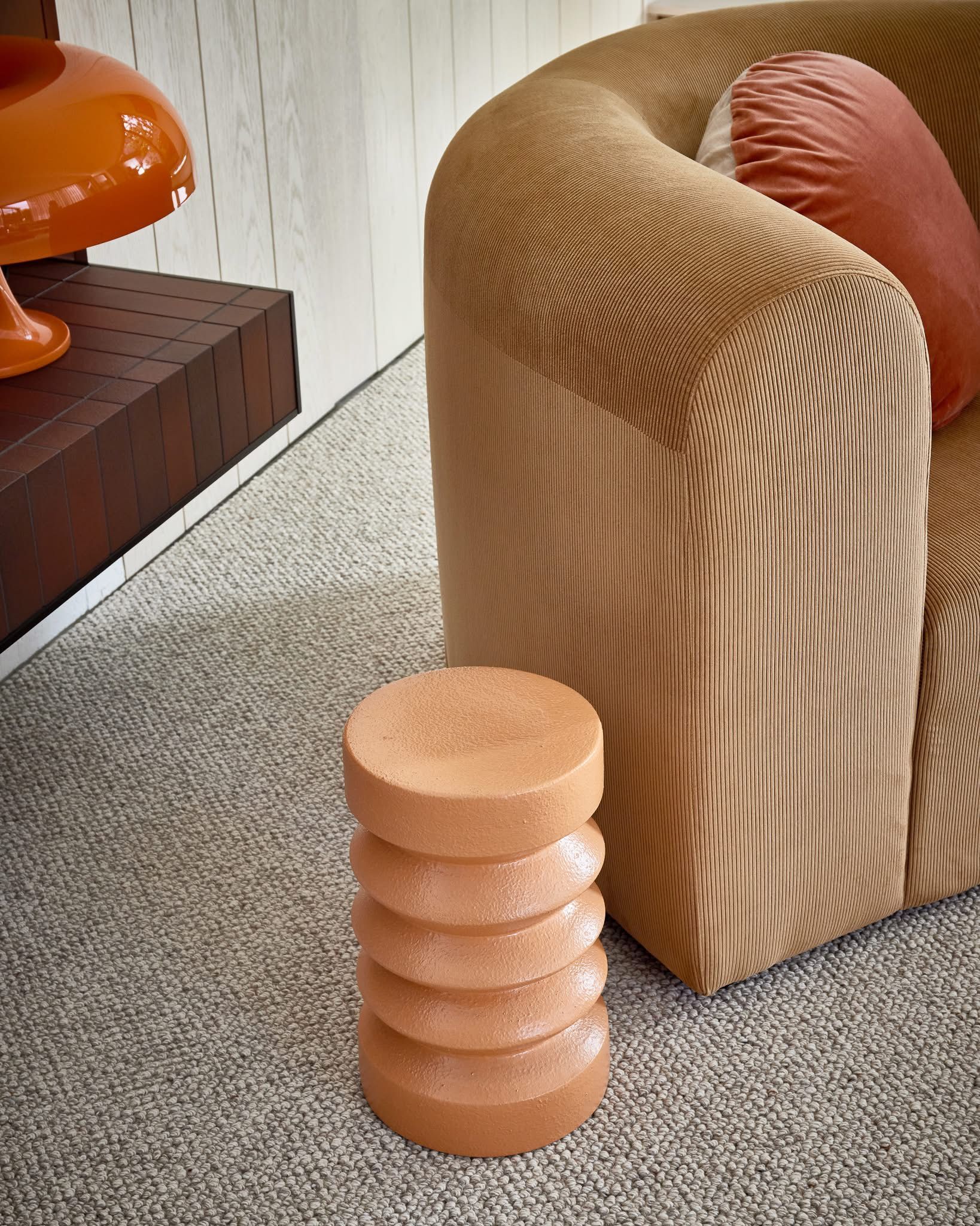 A Chair Is Sitting on Top of A Colourful Rug  — Kelwin Coastal Carpets In Kundra Park, QLD