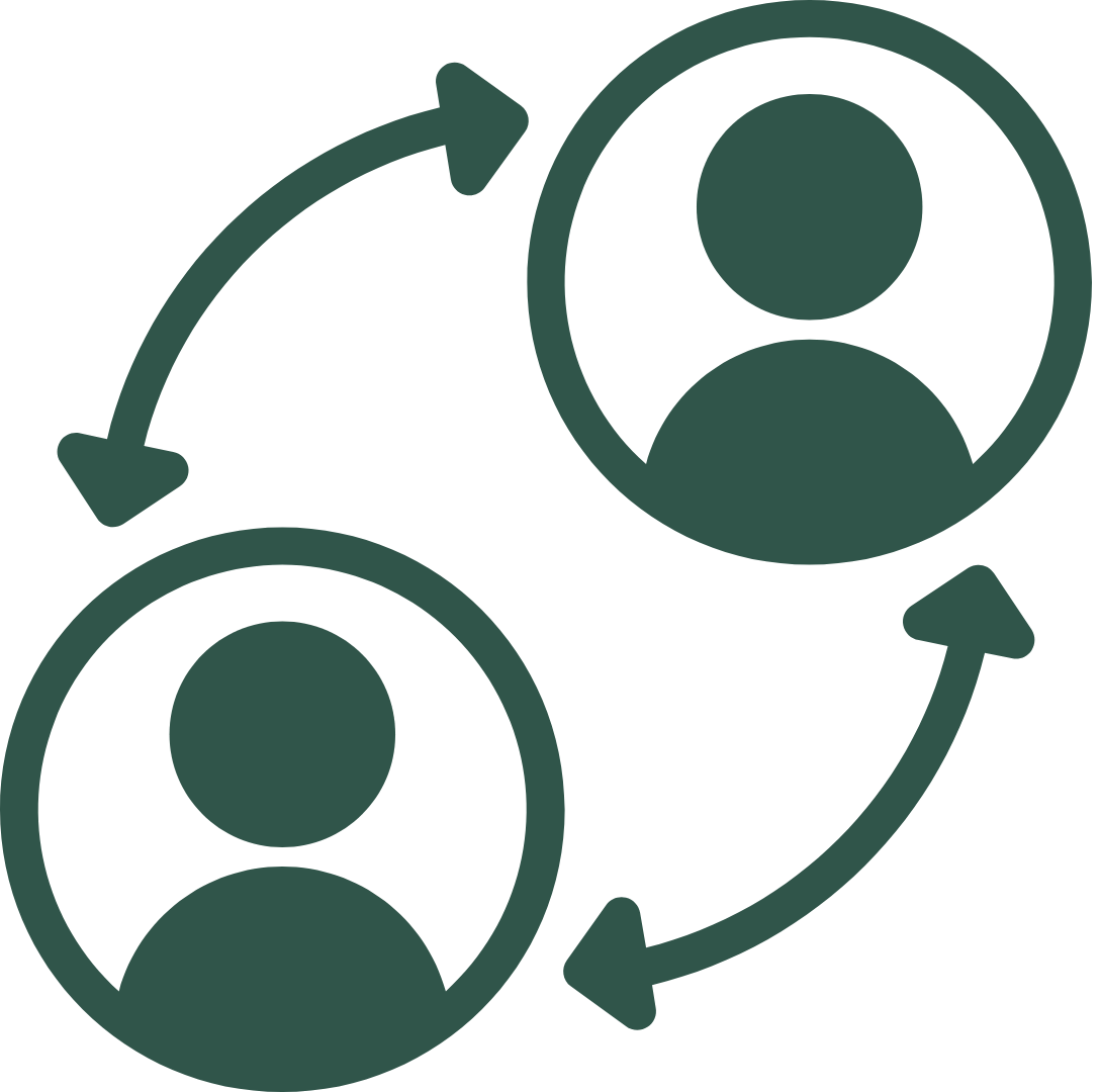 A magnifying glass with a light bulb inside of it.