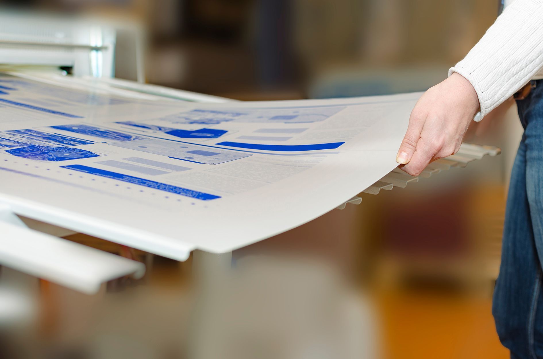 Printing plates determine the pagination of a publication