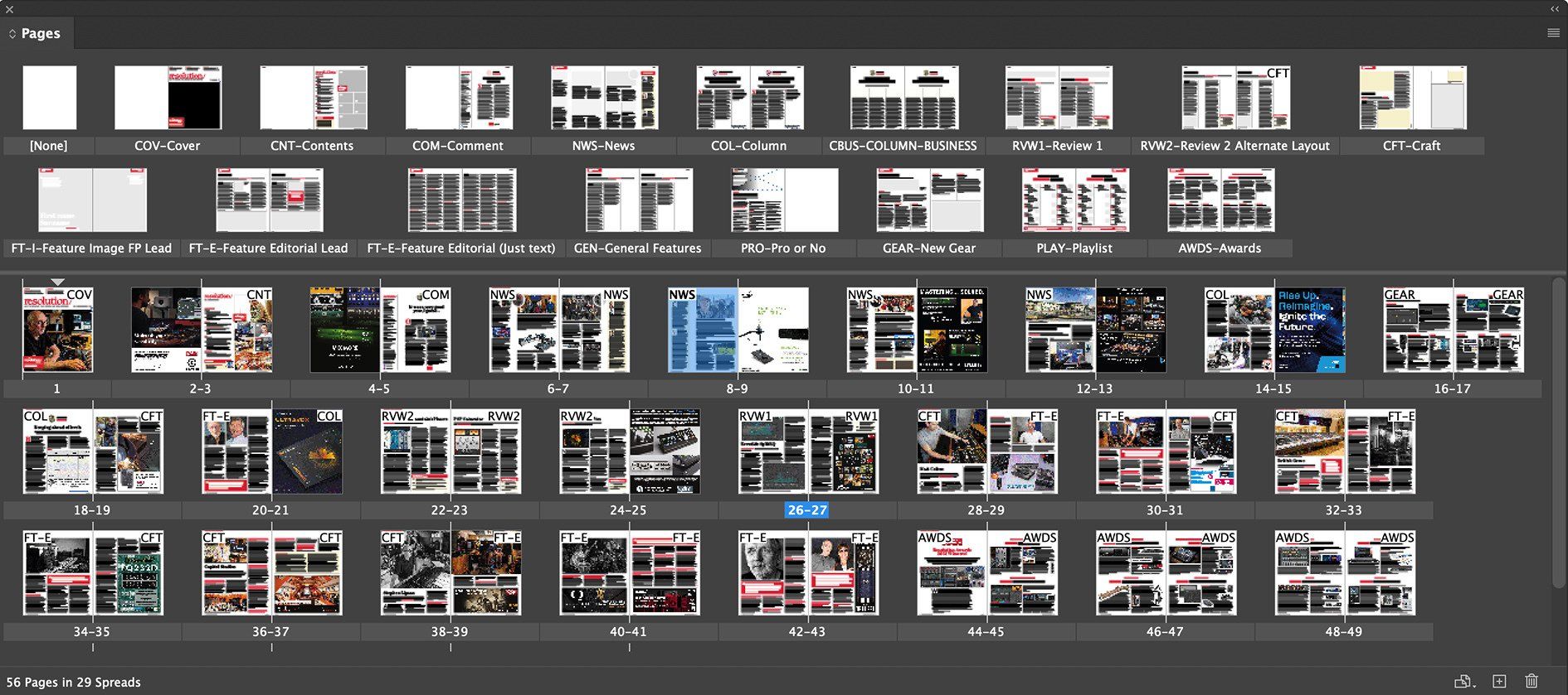 The power of Parent Pages (Master Pages) in magazine creation