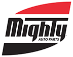 Mighty Auto Parts Logo | Carmasters Automotive