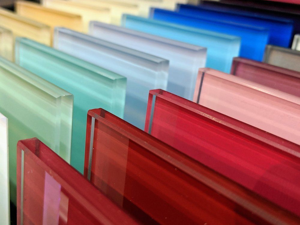 Colourful Glass Splashback Samples