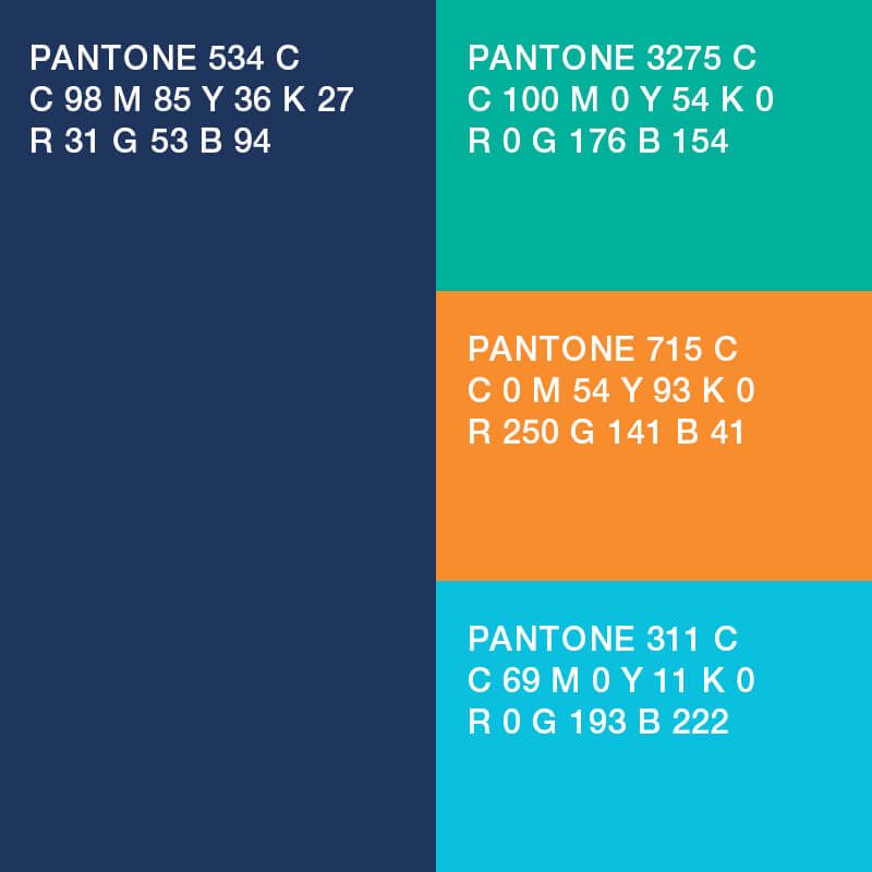 property management branding color swatches