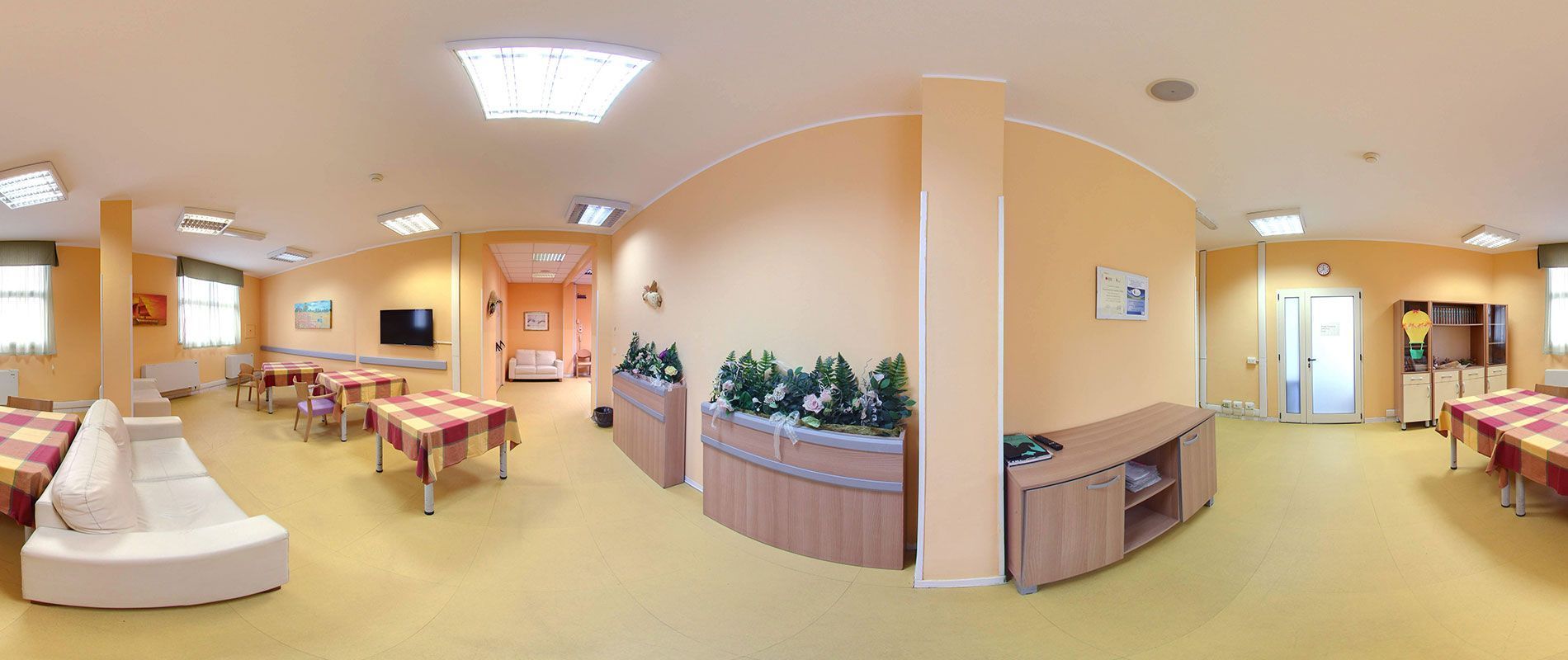 Interno della struttura