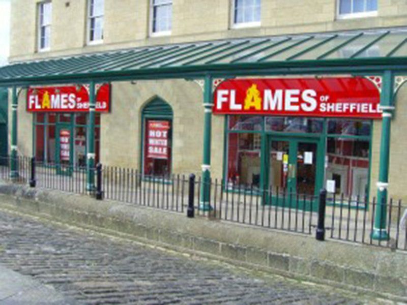 Flames of Sheffield showroom frontage