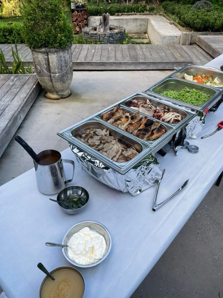 A Buffet Table With A Variety Of Food On It — Tru Blu Catering In Coffs Harbour, NSW