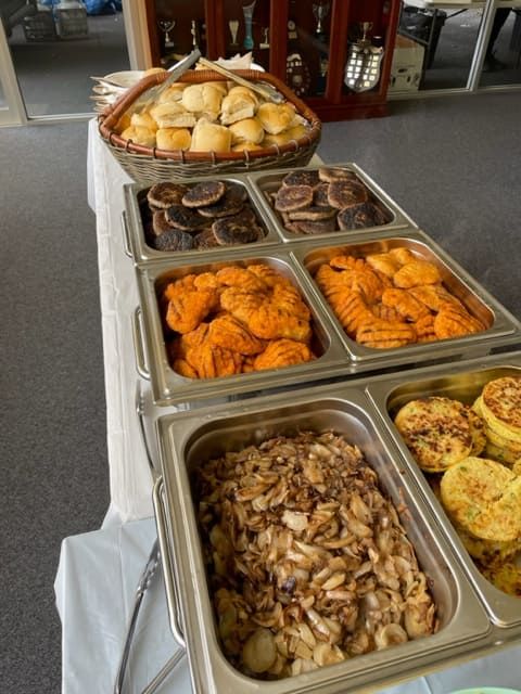 A Buffet Table With A Variety Of Food On It — Tru Blu Catering In Sawtell, NSW