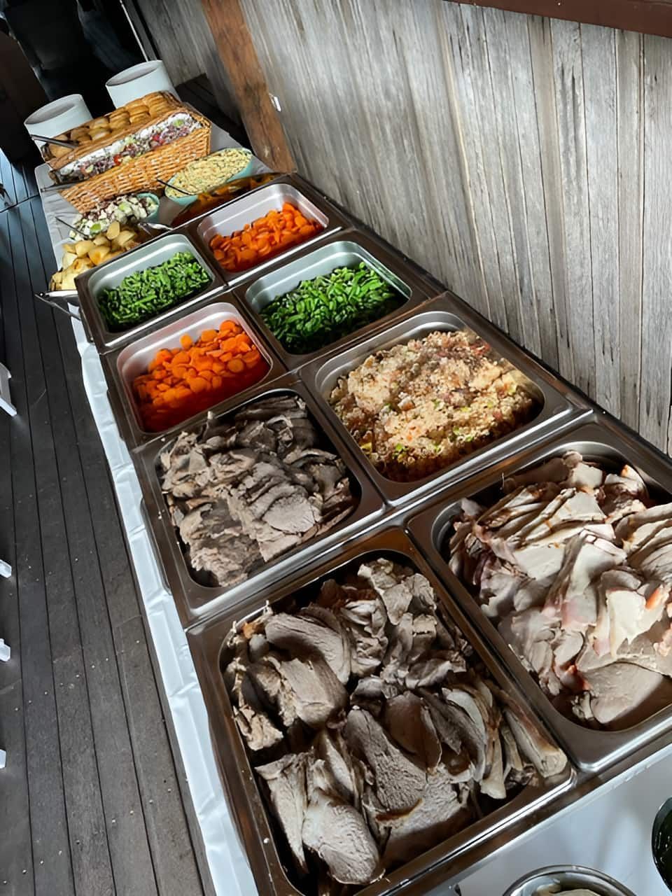 A Buffet Table Filled With Lots Of Different Types Of Food — Tru Blu Catering In Port Macquarie, NSW
