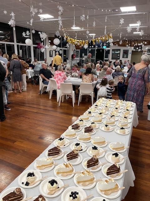A Table With A Lot Of Plates Of Food On It — Tru Blu Catering In Port Macquarie, NSW