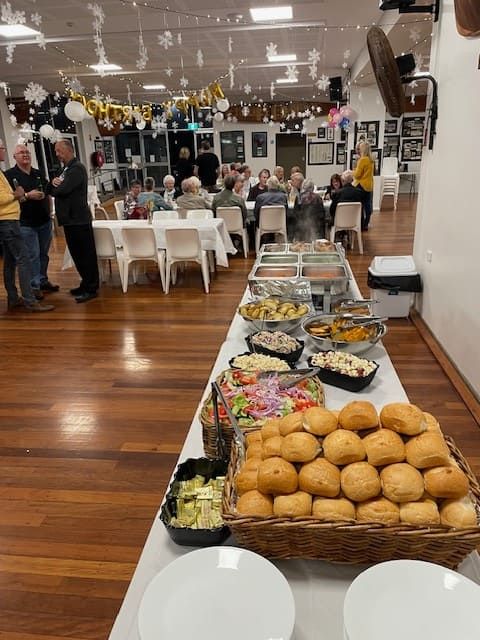 A Buffet Table With A Lot Of Food On It — Tru Blu Catering In Port Macquarie, NSW