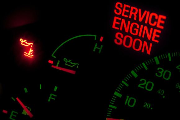 Service engine warning — engine diagnostics in Amherst, Massachusetts