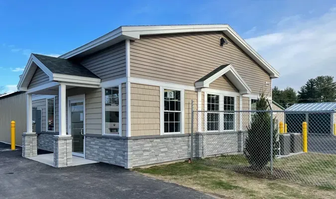 View of Waterboro storage office exterior
