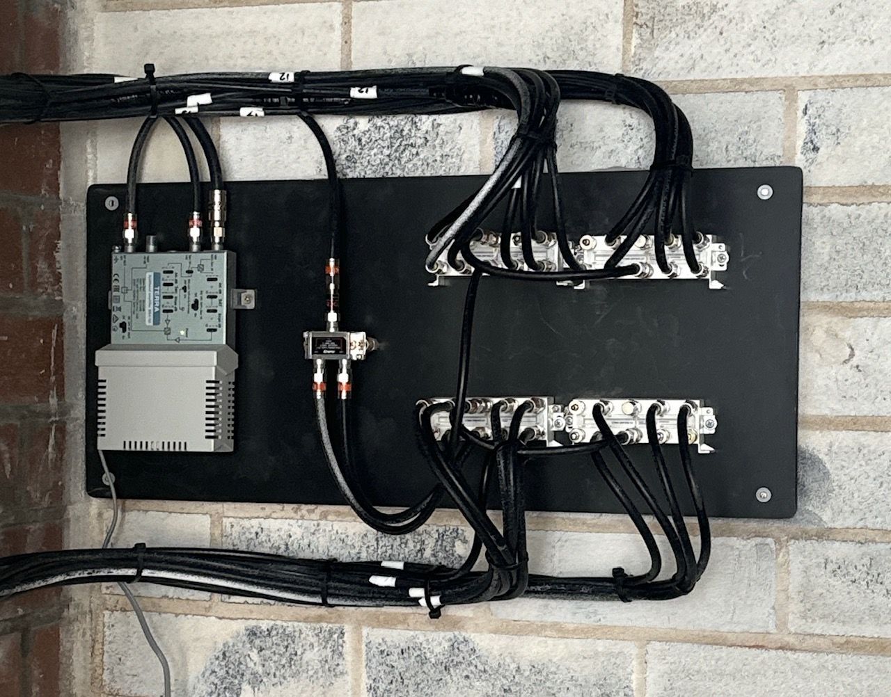 A Close up Of a Water Pump with Water Coming out Of It — MATV Systems Australia Pty Ltd in Sydney, NSW